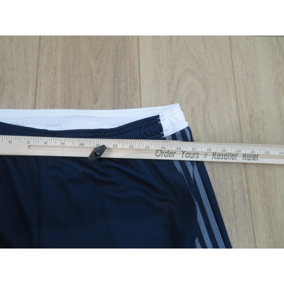 New York City FC Pants Mens Large Blue Adidas MLS Soccer Aeroready Warm Up Gym - Picture 12 of 14